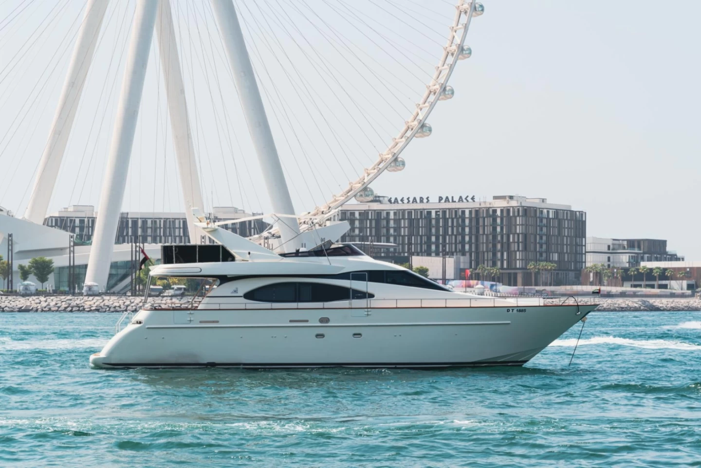 80ft Luxury Yacht View